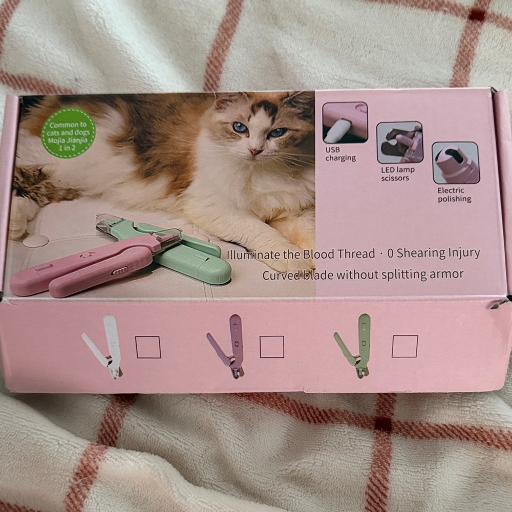 Source Unknown Pet Grooming Kit - Pink and Green Nail clipper and Grinder